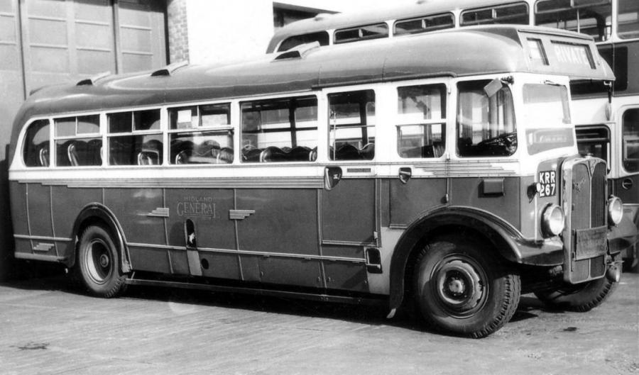 AEC Regal III 9621E Weymann (DP35F) (UK) '1949